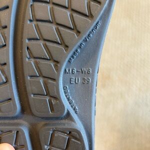 Grey OOFOS OOAHH Slide Sandal, Size 39/ W8 / M6